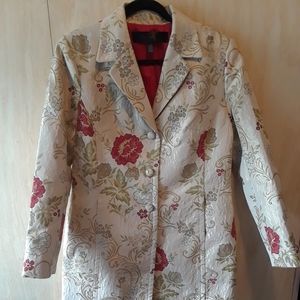 Luxury is a State of Mind Brocade jacket sz 14